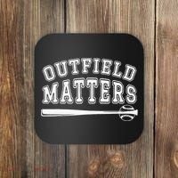 Playing Baseball Outfield Matters Baseball Outfields Funny Coaster thumb 0
