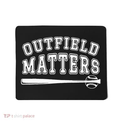 Playing Baseball Outfield Matters Baseball Outfields Funny Mousepad
