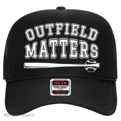 Playing Baseball Outfield Matters Baseball Outfields Funny Hat