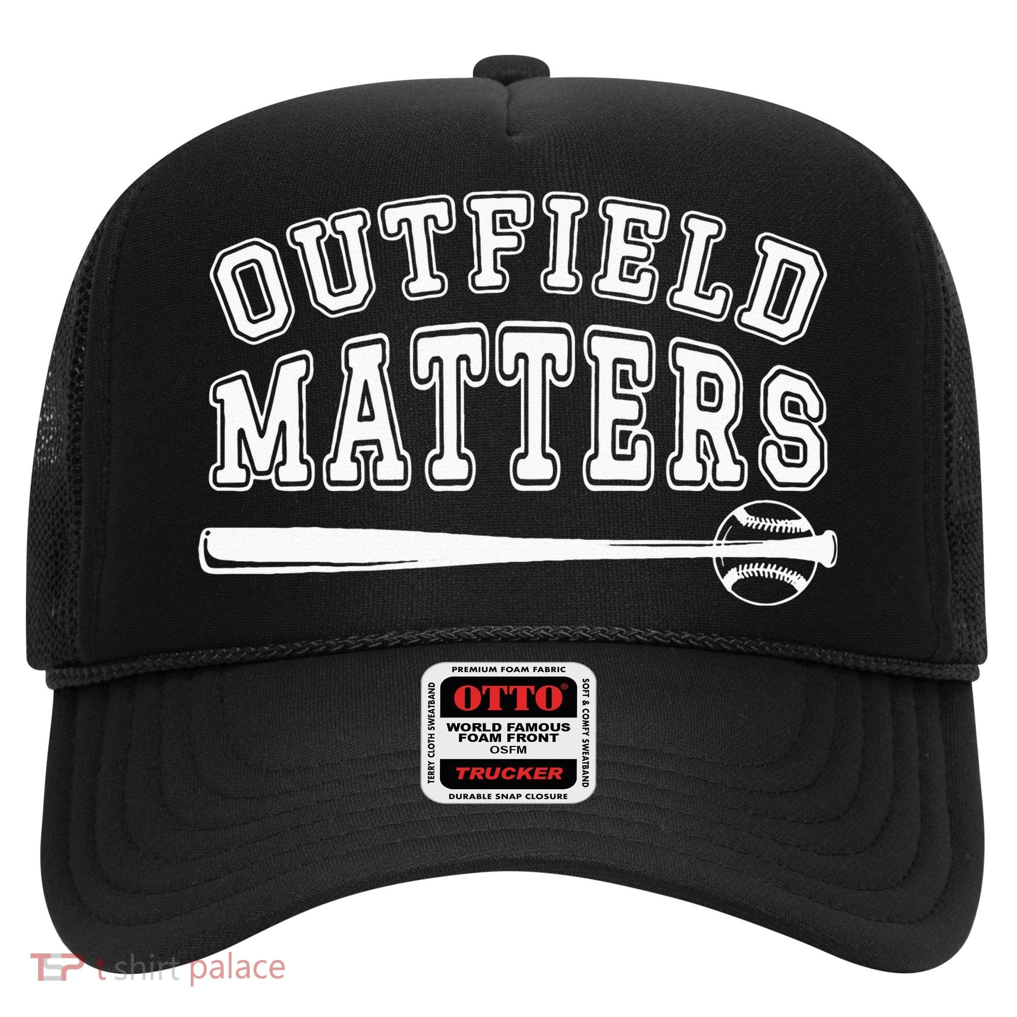 Playing Baseball Outfield Matters Baseball Outfields Funny Hat