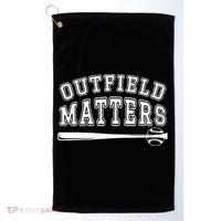 Playing Baseball Outfield Matters Baseball Outfields Funny Golf Towel thumb 0