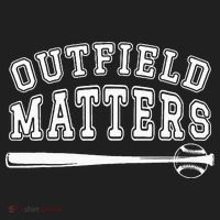 Playing Baseball Outfield Matters Baseball Outfields Funny Golf Towel thumb 3