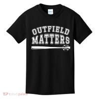 Playing Baseball Outfield Matters Baseball Outfields Funny Kids T-Shirt thumb 0