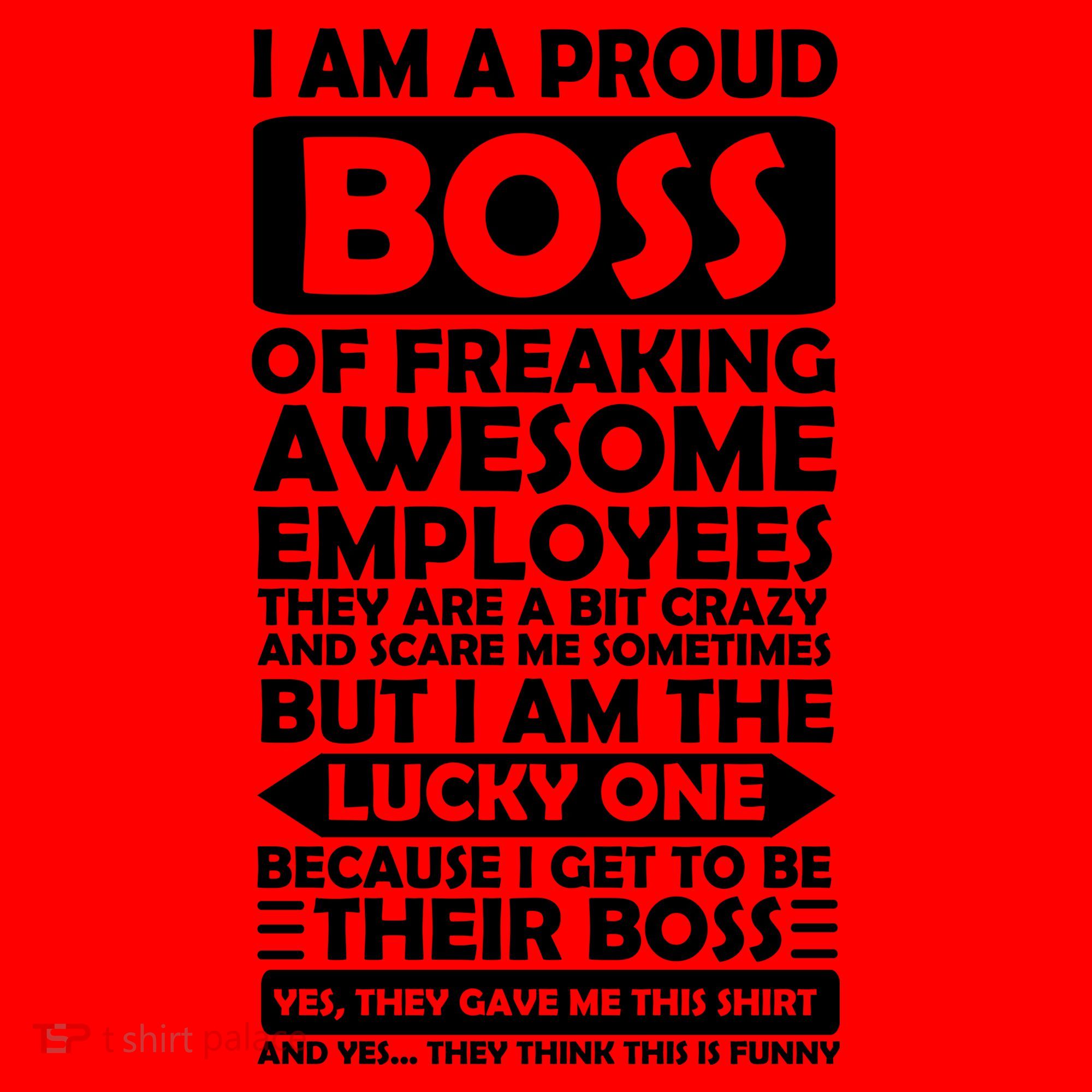 Proud Boss Of Freaking Awesome Employees Funny Gift Santa Hat