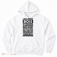 Proud Boss Of Freaking Awesome Employees Funny Gift Hoodie thumb 0