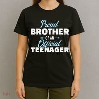 Proud brother of a teenager 13th birthday T-Shirt thumb 4