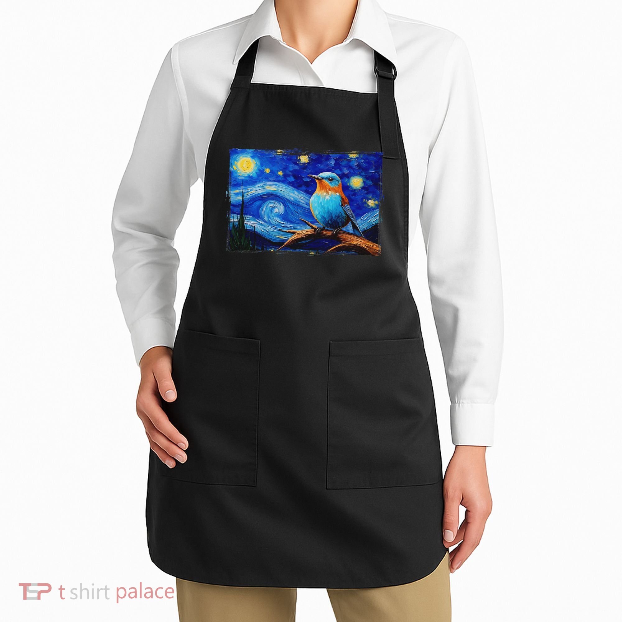 Patience Bluebird Of Happiness Blue Bird Eastern Bluebird Apron