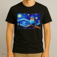 Patience Bluebird Of Happiness Blue Bird Eastern Bluebird T-Shirt thumb 3