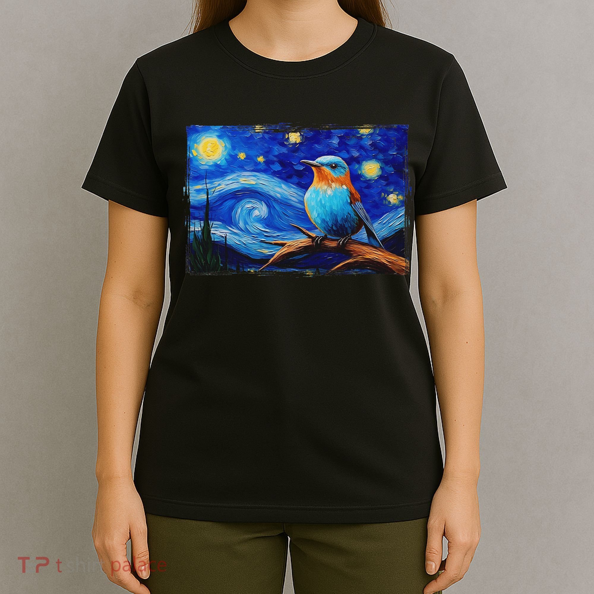 Patience Bluebird Of Happiness Blue Bird Eastern Bluebird T-Shirt