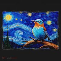 Patience Bluebird Of Happiness Blue Bird Eastern Bluebird T-Shirt thumb 7
