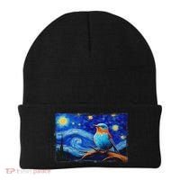 Patience Bluebird Of Happiness Blue Bird Eastern Bluebird Beanie thumb 0