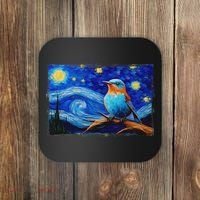 Patience Bluebird Of Happiness Blue Bird Eastern Bluebird Coaster thumb 0