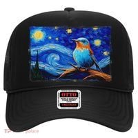 Patience Bluebird Of Happiness Blue Bird Eastern Bluebird Hat thumb 0