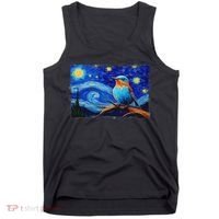 Patience Bluebird Of Happiness Blue Bird Eastern Bluebird Tank Top thumb 0