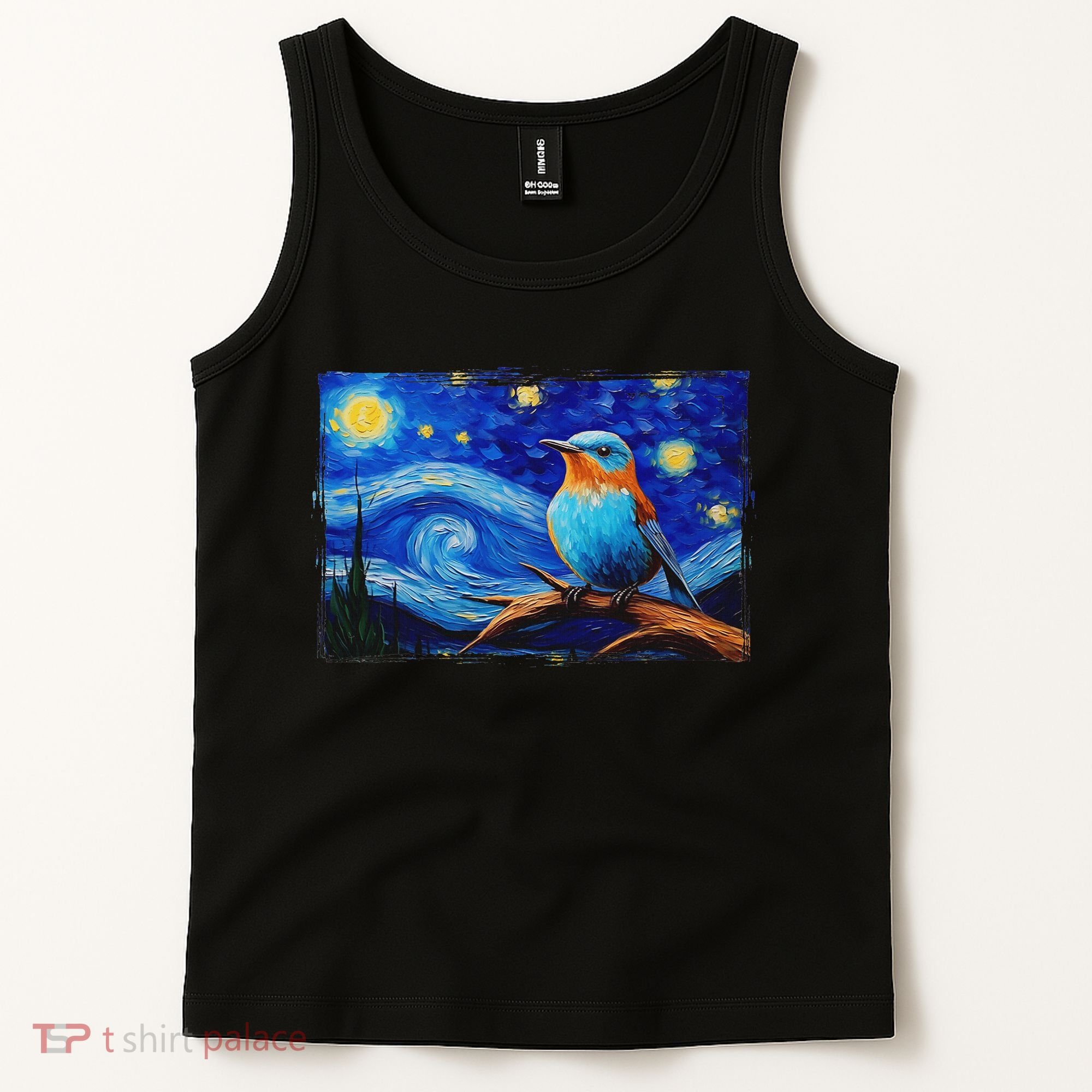 Patience Bluebird Of Happiness Blue Bird Eastern Bluebird Tank Top