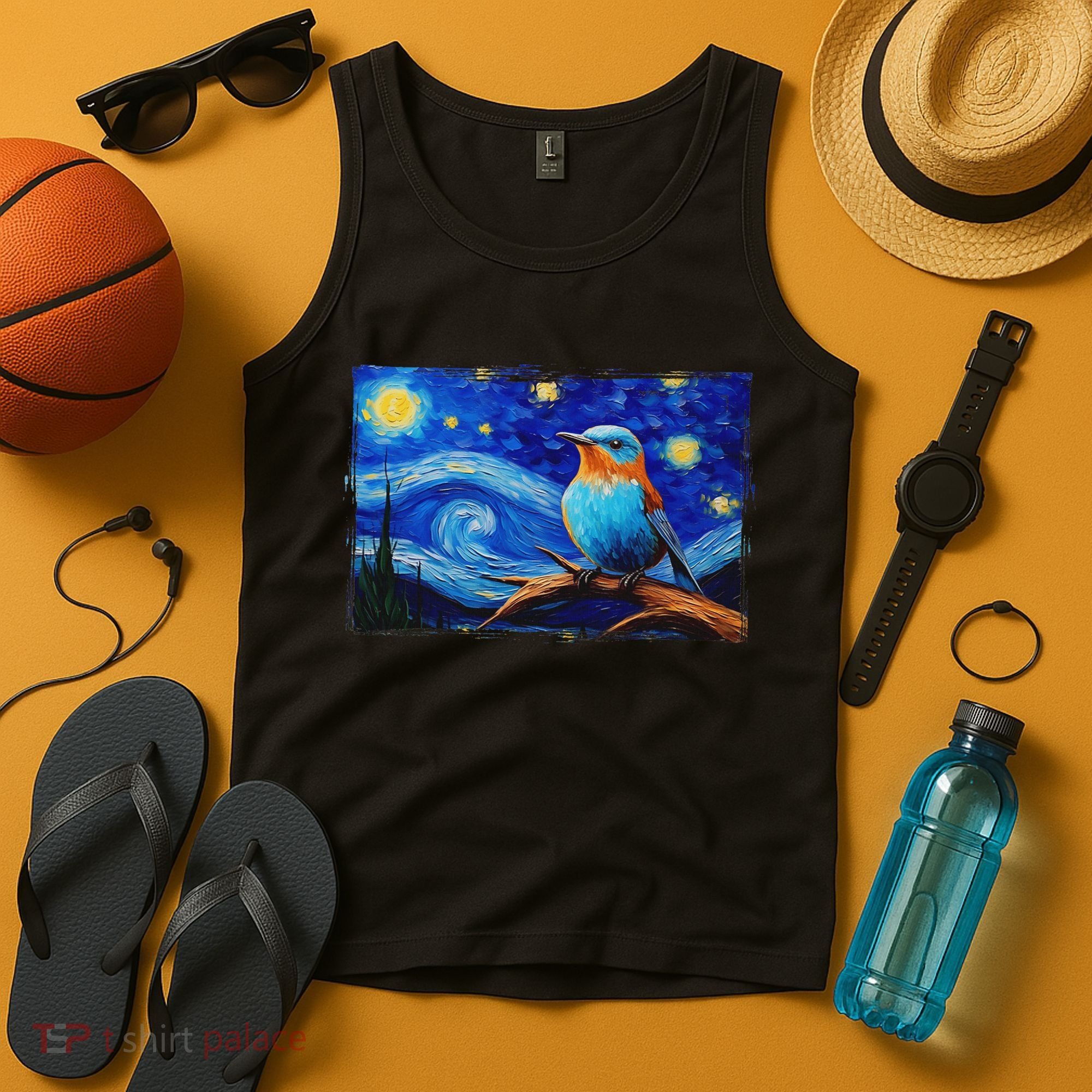 Patience Bluebird Of Happiness Blue Bird Eastern Bluebird Tank Top