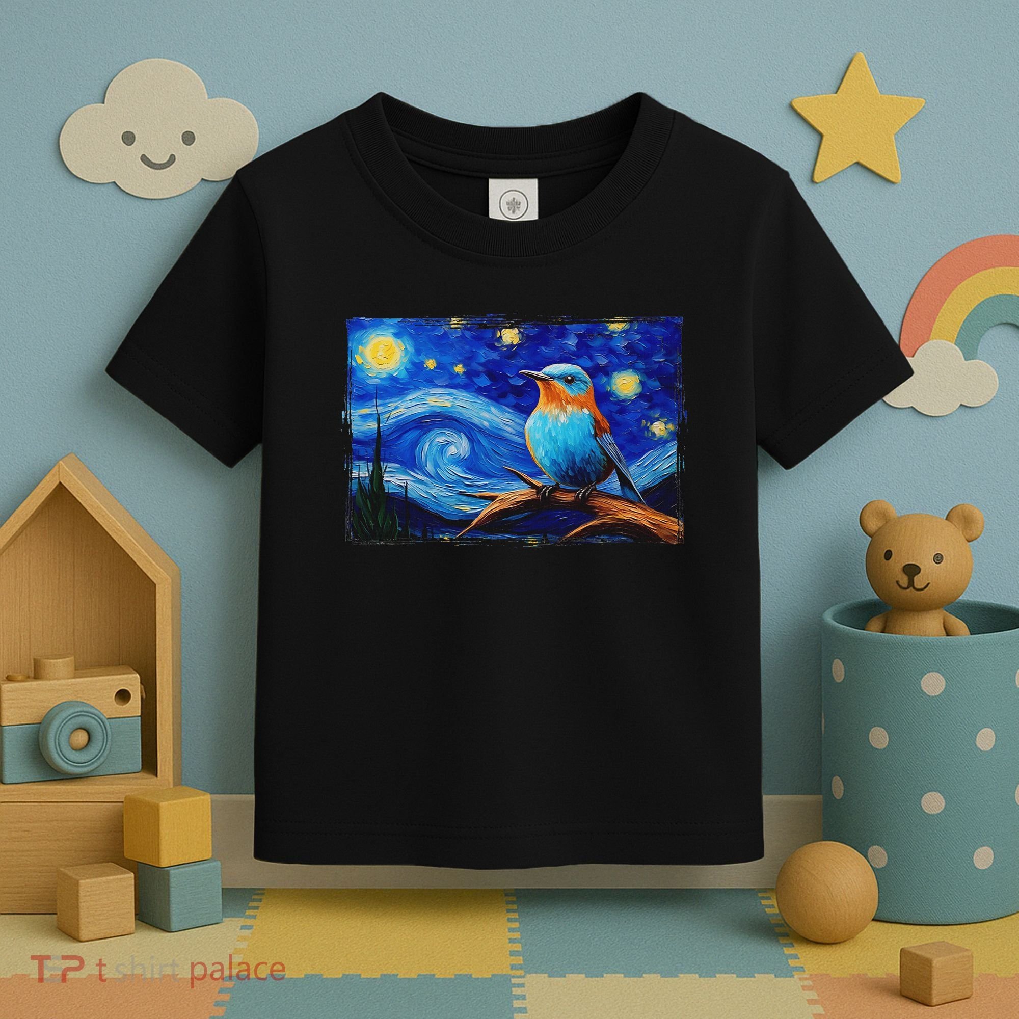 Patience Bluebird Of Happiness Blue Bird Eastern Bluebird Toddler T-Shirt