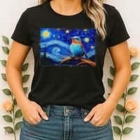 Patience Bluebird Of Happiness Blue Bird Eastern Bluebird Women's T-Shirt thumb 2