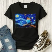 Patience Bluebird Of Happiness Blue Bird Eastern Bluebird Women's T-Shirt thumb 3