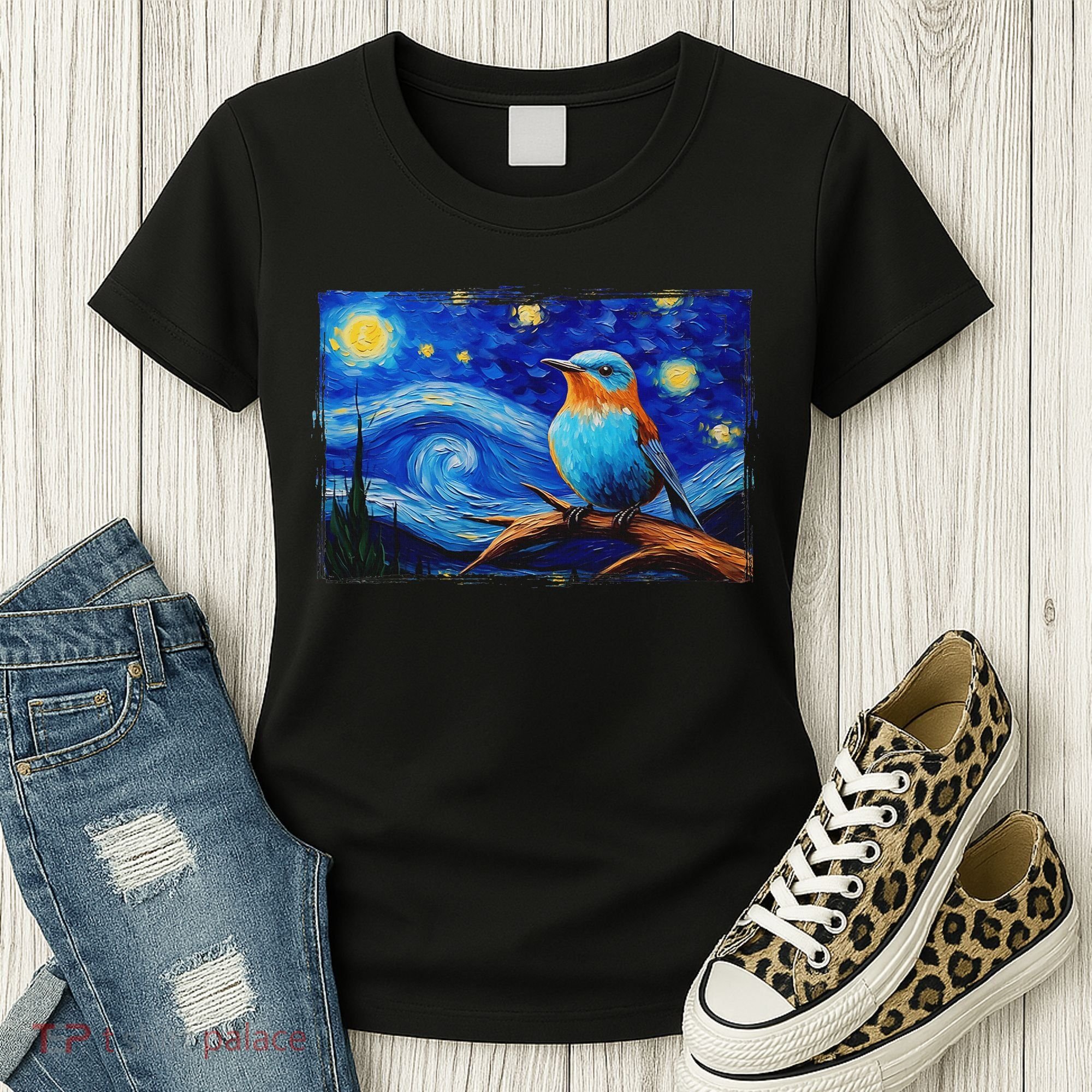Patience Bluebird Of Happiness Blue Bird Eastern Bluebird Women's T-Shirt