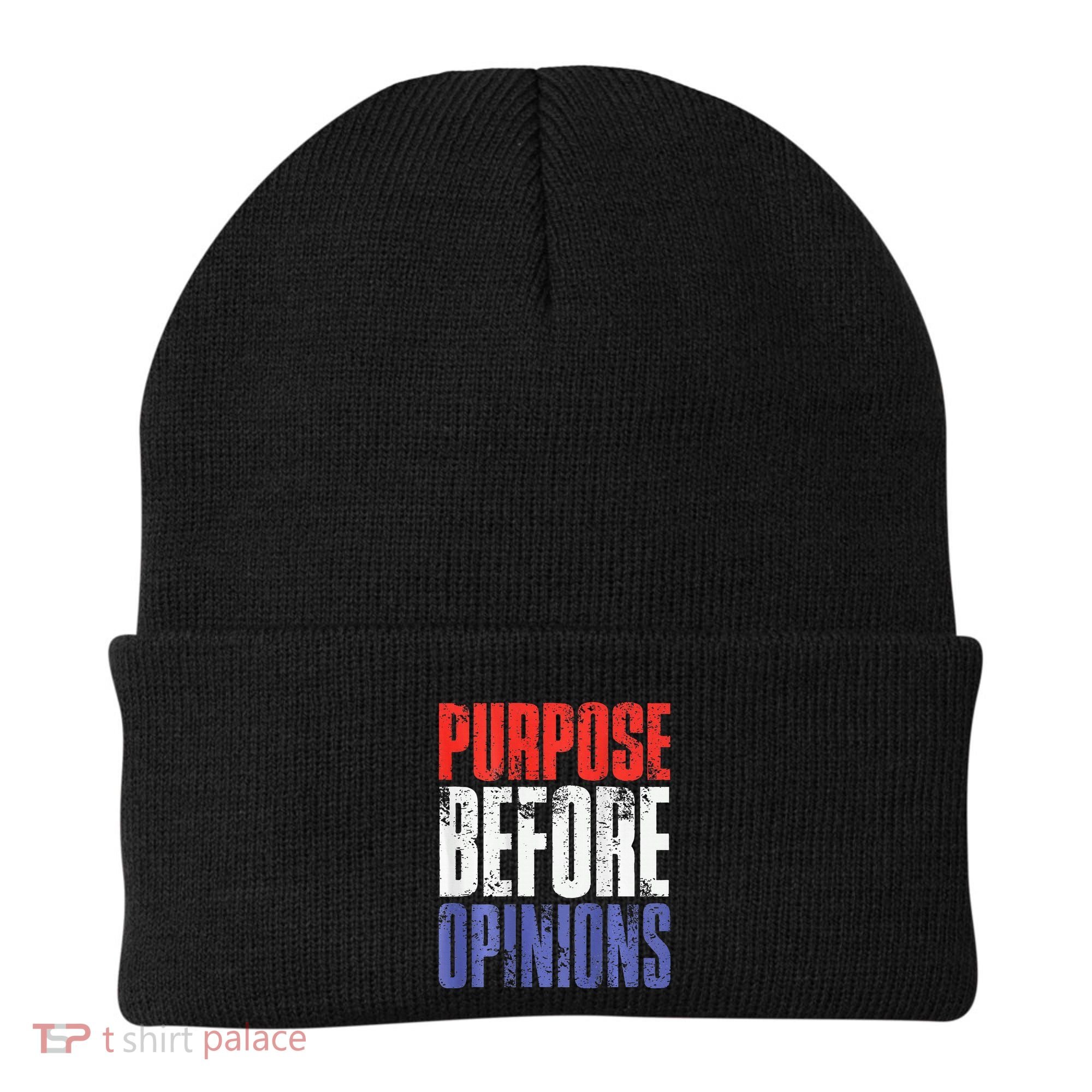 Purpose Before Opinions Austin Theory Live Beanie