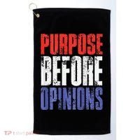 Purpose Before Opinions Austin Theory Live Golf Towel thumb 0