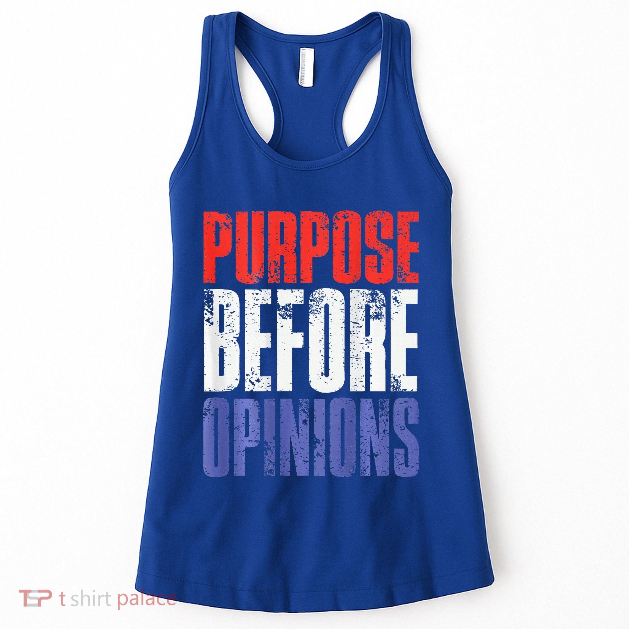 Purpose Before Opinions Austin Theory Live Women's Tank Top