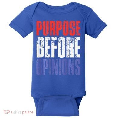 Purpose Before Opinions Austin Theory Live Baby Bodysuit