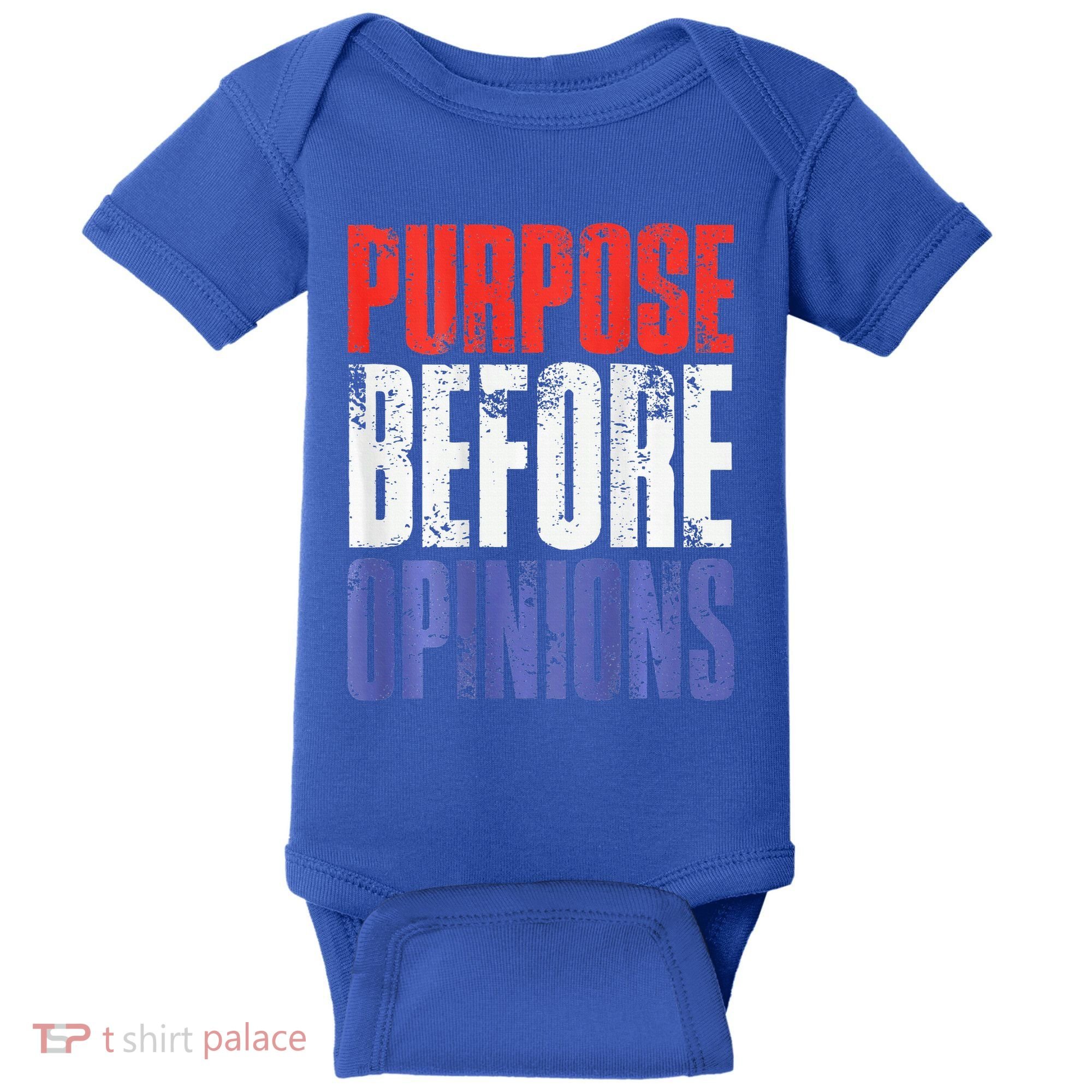 Purpose Before Opinions Austin Theory Live Baby Bodysuit