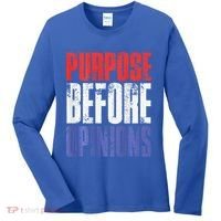 Purpose Before Opinions Austin Theory Live Women's Long Sleeve Shirt thumb 0