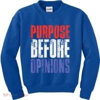 Purpose Before Opinions Austin Theory Live Kids Sweatshirt thumb 0