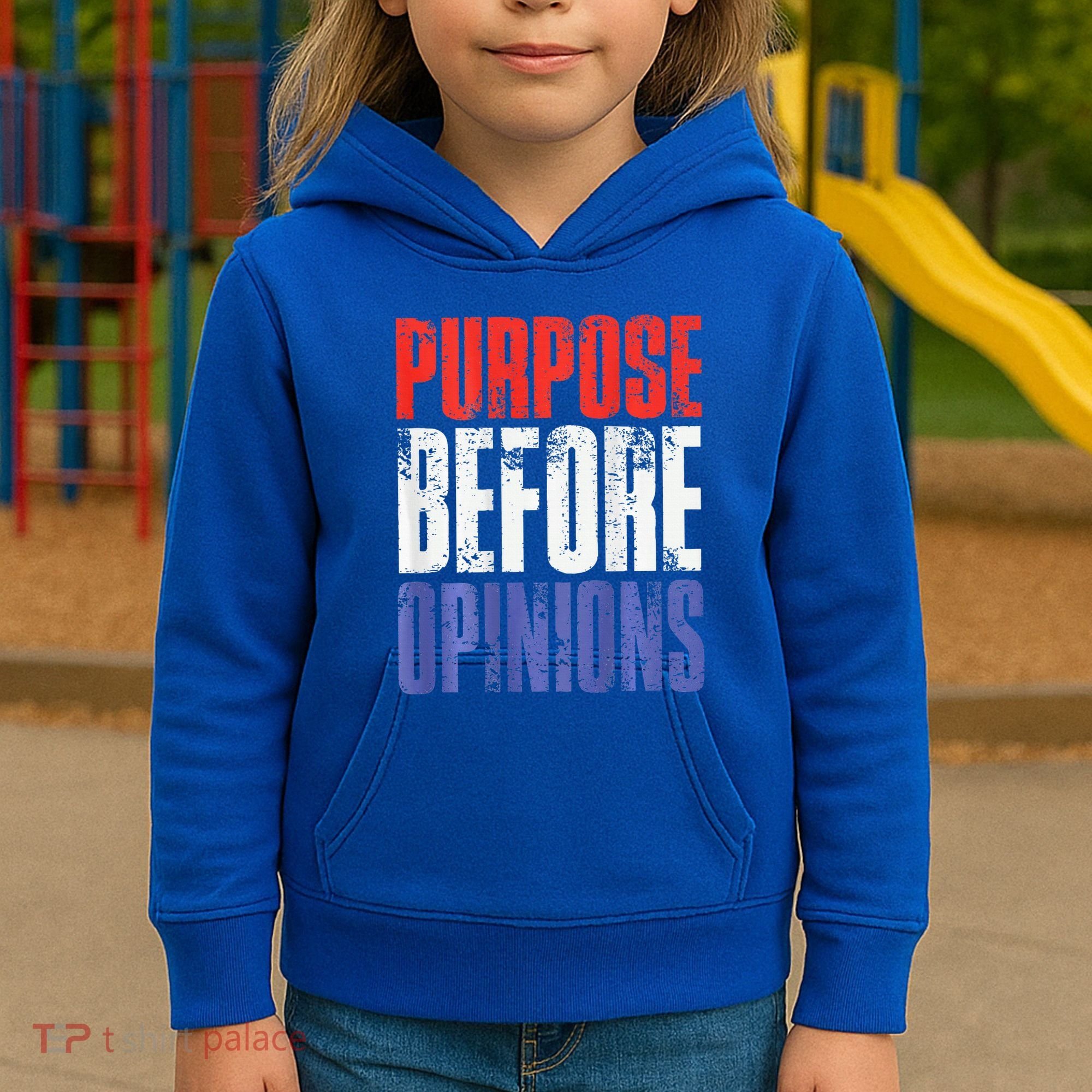 Purpose Before Opinions Austin Theory Live Kids Hoodie