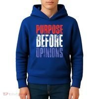 Purpose Before Opinions Austin Theory Live Kids Hoodie thumb 4