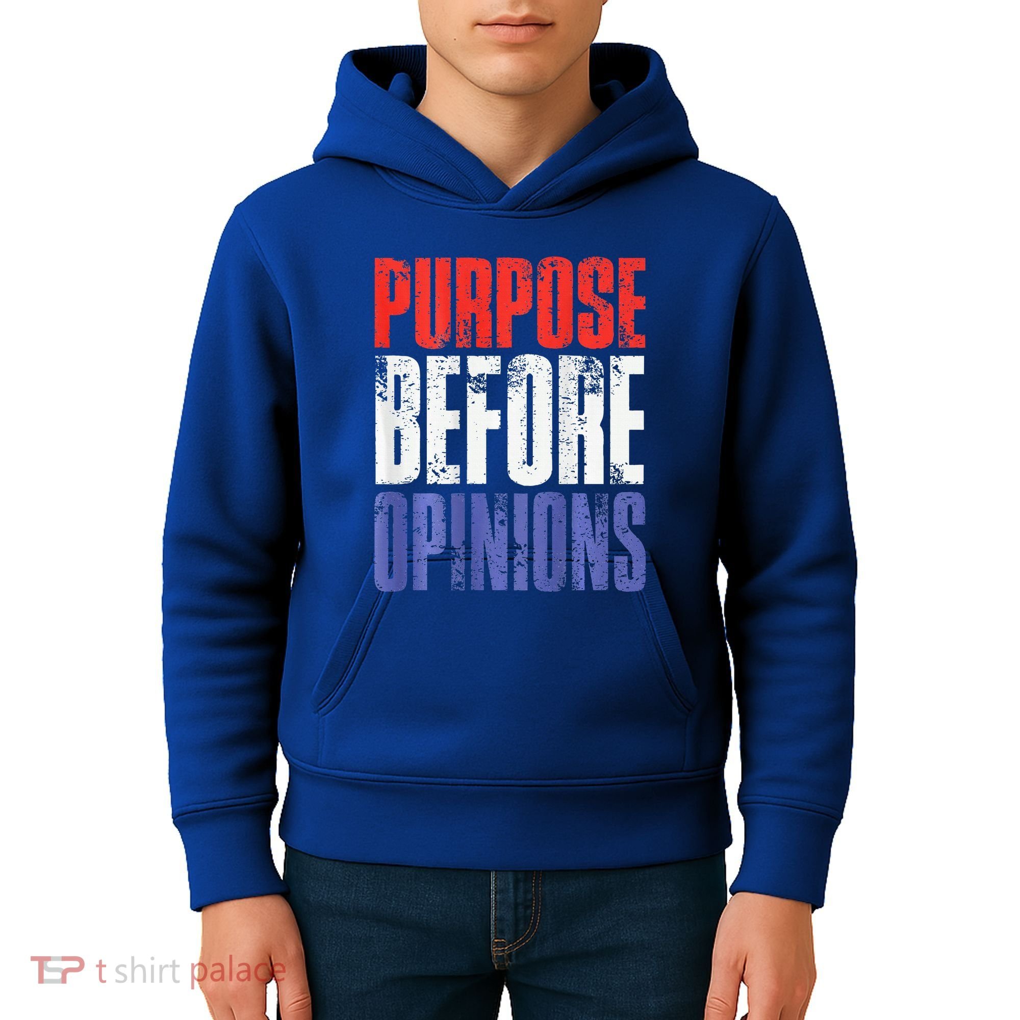 Purpose Before Opinions Austin Theory Live Kids Hoodie