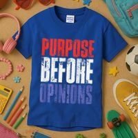 Purpose Before Opinions Austin Theory Live Kids T-Shirt thumb 3