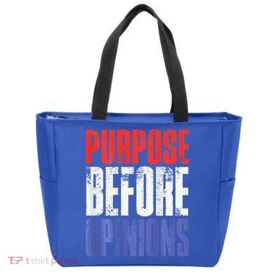 Purpose Before Opinions Austin Theory Live Tote Bag