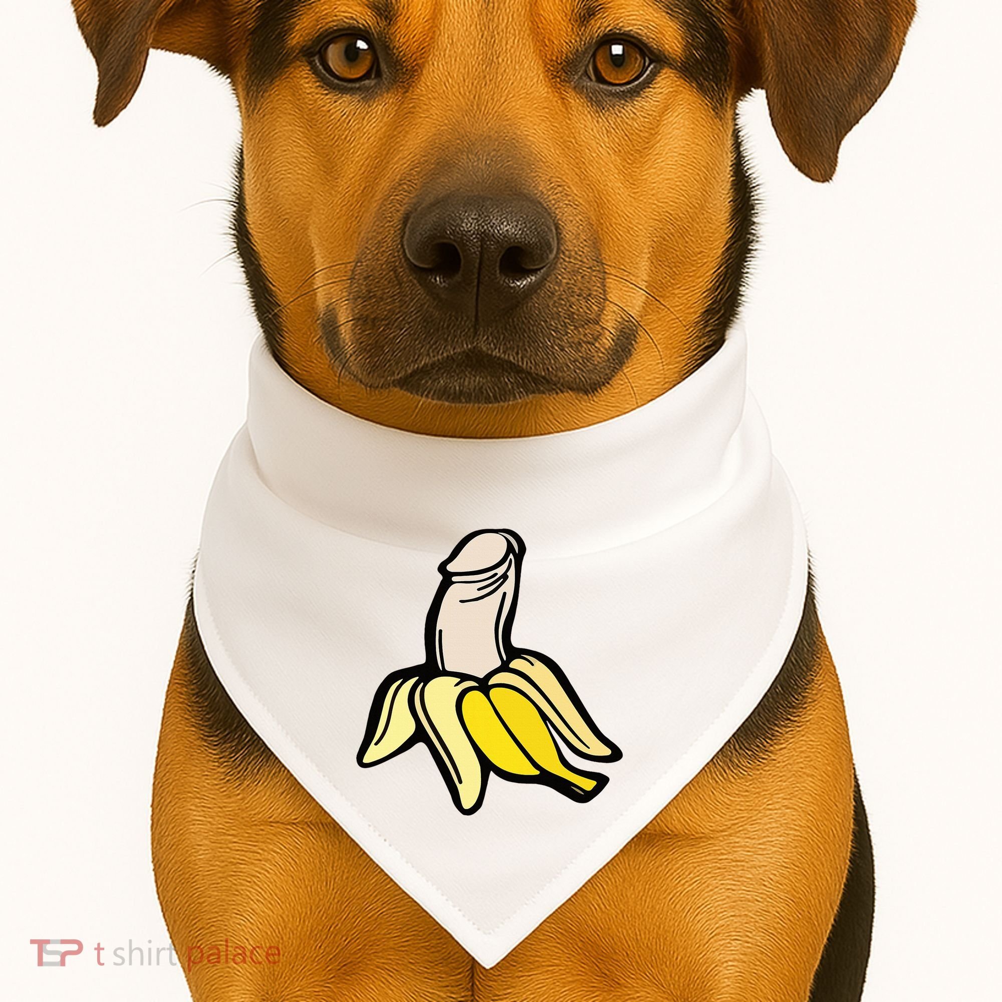 Penis Banana USA-Made Doggie Bandana