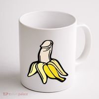 Penis Banana Coffee Mug thumb 1