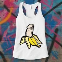 Penis Banana Women's Tank Top thumb 3