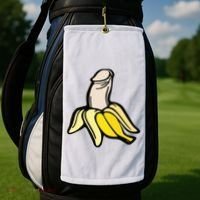 Penis Banana Golf Towel thumb 2