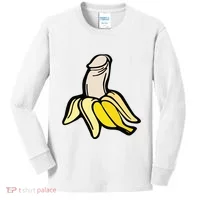 Penis Banana Kids Long Sleeve Shirt thumb 0