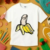 Penis Banana Kids T-Shirt thumb 3
