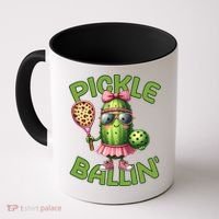 Pickle Ballin Pickleball Dink This Coffee Mug thumb 0