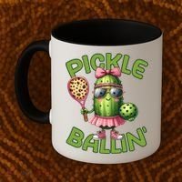 Pickle Ballin Pickleball Dink This Coffee Mug thumb 2