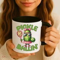 Pickle Ballin Pickleball Dink This Coffee Mug thumb 3