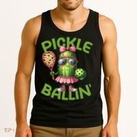 Pickle Ballin Pickleball Dink This Tank Top thumb 3