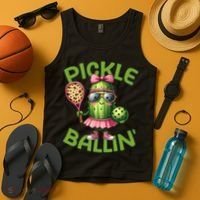 Pickle Ballin Pickleball Dink This Tank Top thumb 4
