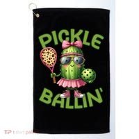 Pickle Ballin Pickleball Dink This Golf Towel thumb 0