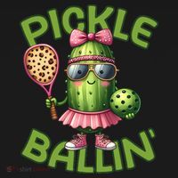Pickle Ballin Pickleball Dink This Kids Sweatshirt thumb 2