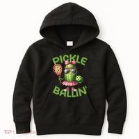 Pickle Ballin Pickleball Dink This Kids Hoodie thumb 0